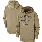 New Orleans Saints 2019 Salute To Service Sideline Therma Pullover Hoodie,baseball caps,new era cap wholesale,wholesale hats